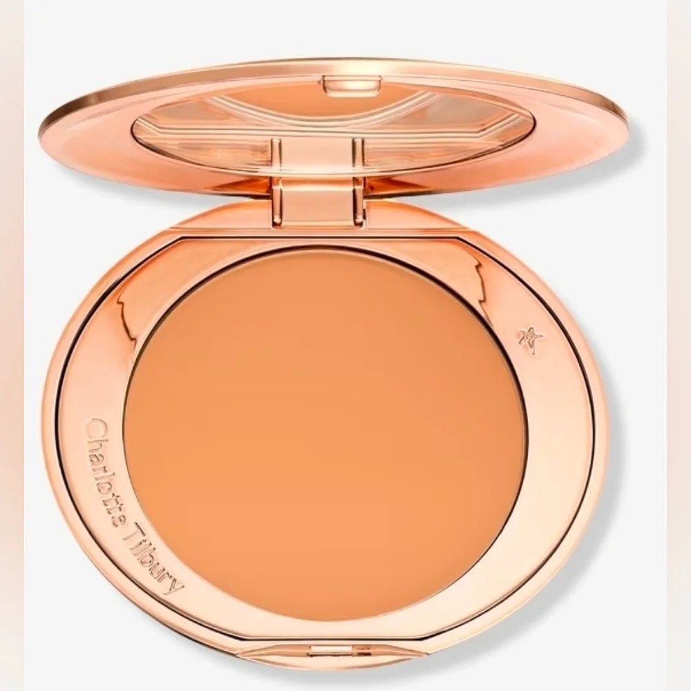 Charlotte Tilbury Airbrush Flawless Finish Setting Powder In Tan NEW